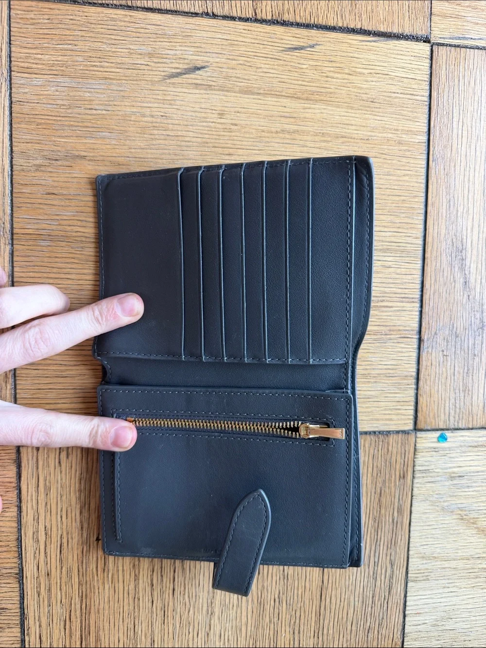 Celine textured leather